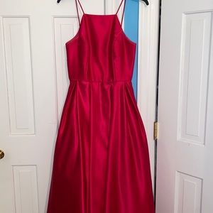 pink prom dress